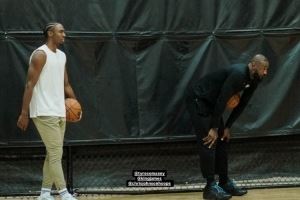 马克西谈和詹姆斯训练：他在第23个赛季仍然全情投入  这令人惊叹